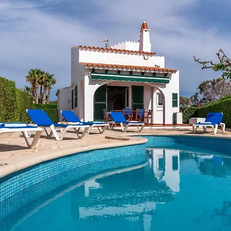 Villa Menorcan With Sea View & Pool, Lola Cala'N Bosch (Menorca)